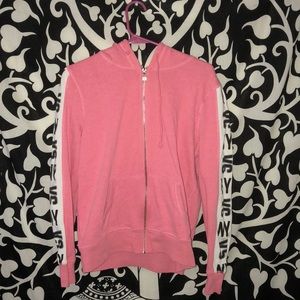 Pink Victoria secret zip up